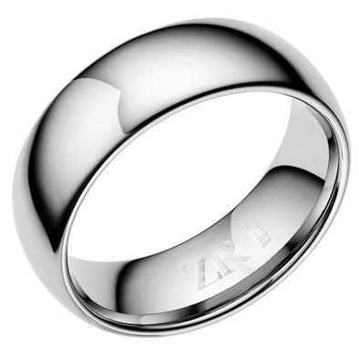 Mens Tungsten Band Ring 8mm