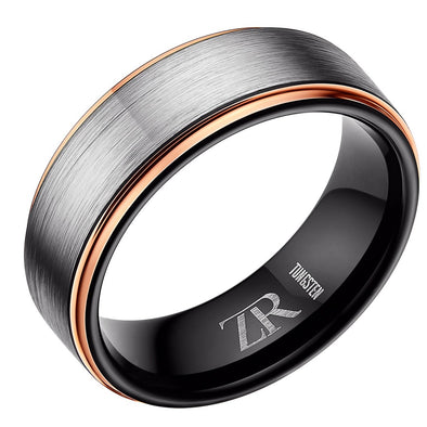 Mens Tungsten Ring 8mm