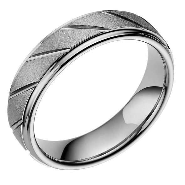 Mens 6mm Tungsten Ring